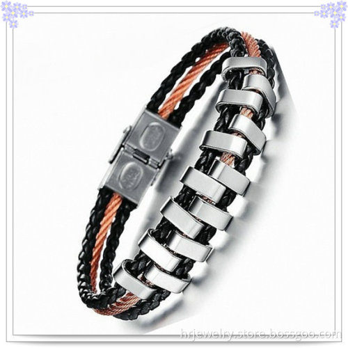 Leather Jewelry Fashion Bracelet Leather Bracelet (HR3220)